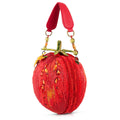 Pomodoro Red Tomato Beaded Handbag