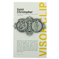 Saint Christopher Visor Clip