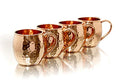 100% Pure Copper Moscow mule mugs Gift Set
