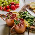 100% Pure Copper Moscow mule mugs Gift Set