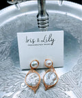 Iris & Lily Freshwater Pearl Earrings