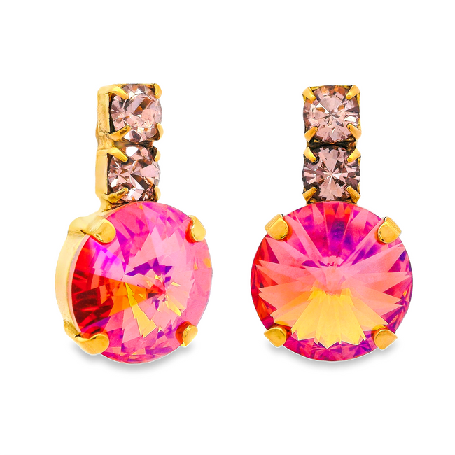 Dee Earrings in Candy Crush: Rose Peach Lemon