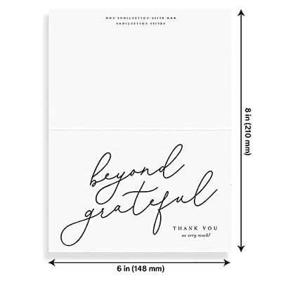 Beyond Grateful Thank You Cards with Envelopes