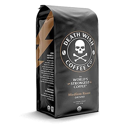 DEATH WISH COFFEE Ground Coffee Dark Roast