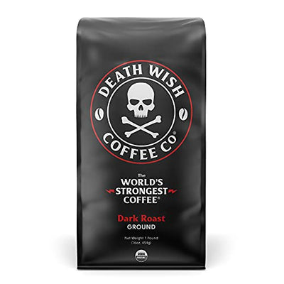 DEATH WISH COFFEE Ground Coffee Dark Roast