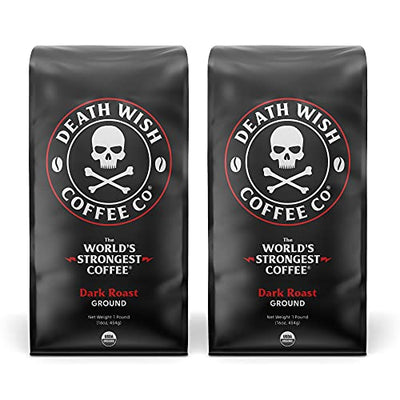 DEATH WISH COFFEE Ground Coffee Dark Roast