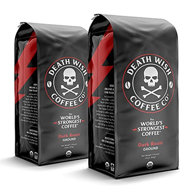 DEATH WISH COFFEE Ground Coffee Dark Roast