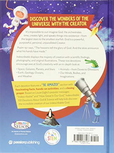 Indescribable: 100 Devotions for Kids About God and Science Book