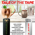 100% Pure Copper Moscow mule mugs Gift Set