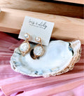 Iris & Lily Freshwater Pearl Earrings